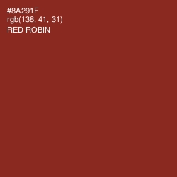 #8A291F - Red Robin Color Image